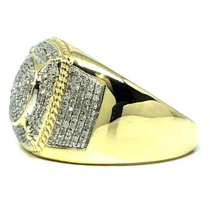 10K Yellow & White Gold 0.51CT Diamond Ring DRG-005