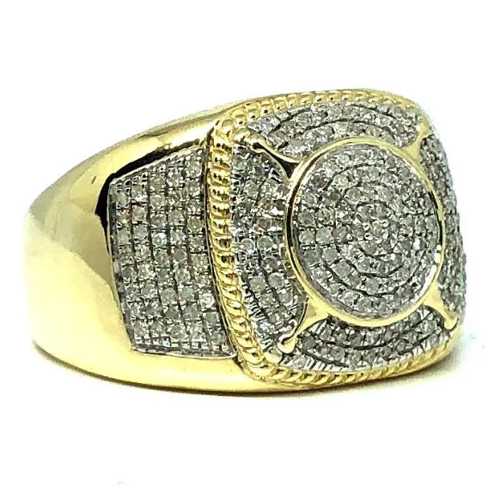 10K Yellow & White Gold 0.51CT Diamond Ring DRG-005
