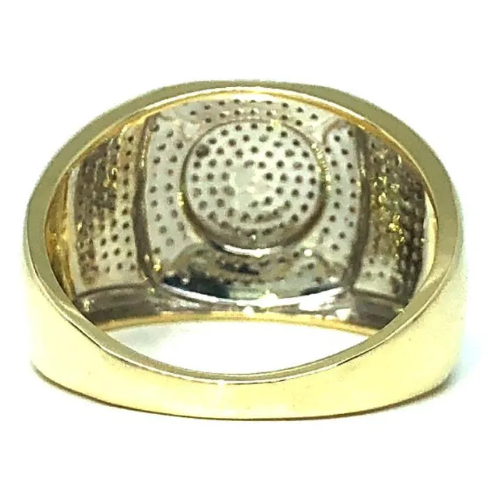 10K Yellow & White Gold 0.51CT Diamond Ring DRG-005