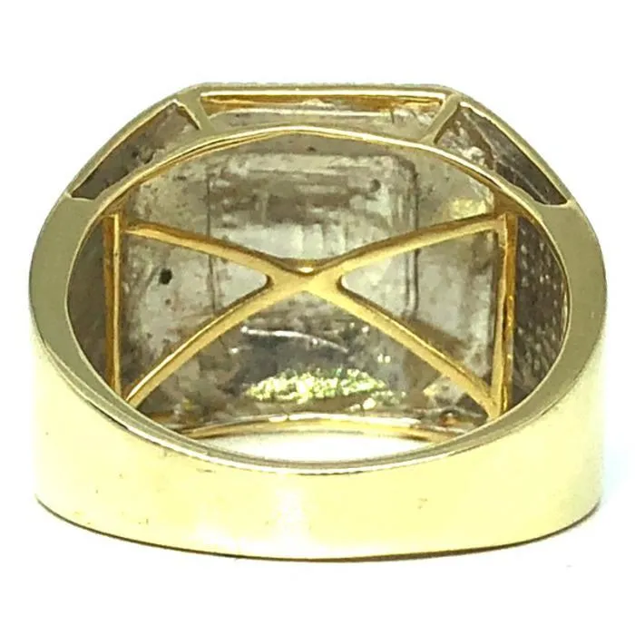 10K Yellow Gold 0.44CT Diamond Ring DRG-010
