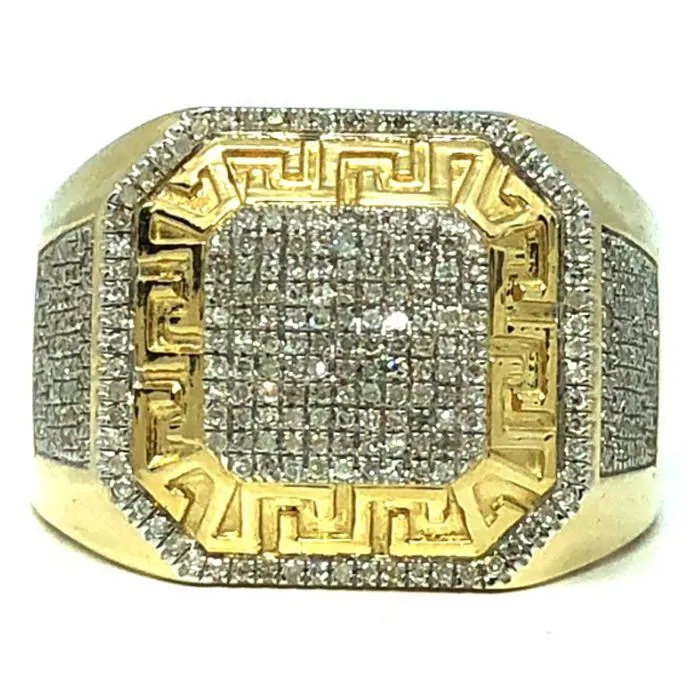 10K Yellow Gold 0.44CT Diamond Ring DRG-010
