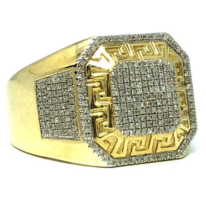 10K Yellow Gold 0.44CT Diamond Ring DRG-010