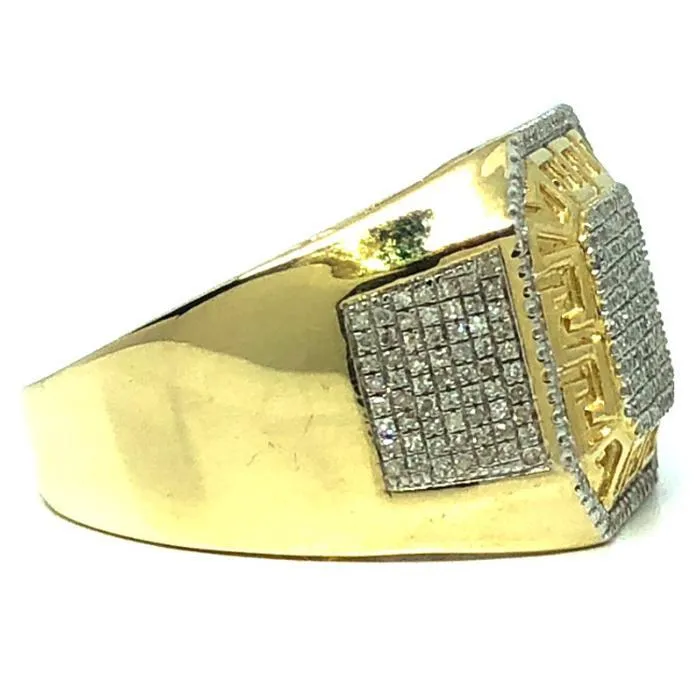 10K Yellow Gold 0.44CT Diamond Ring DRG-010