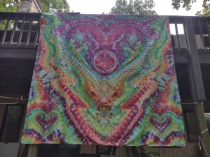 10'x10’ Peace Heart Backdrop