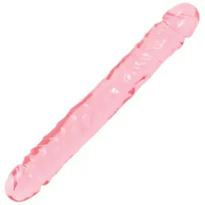 12-inch Doc Johnson Jelly Pink Large Double Ended Dildo