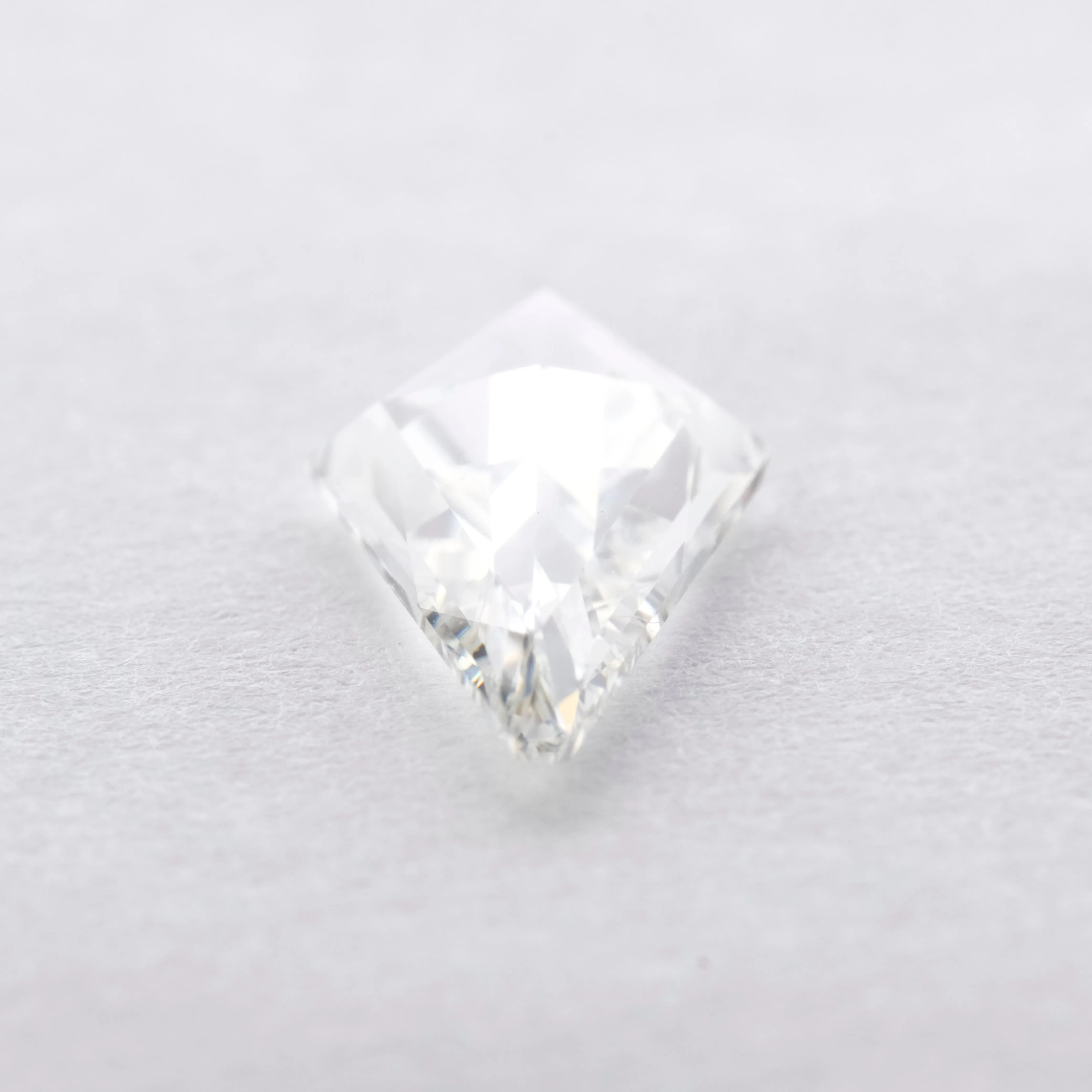 1.24 Carat Clear Rose Cut Kite