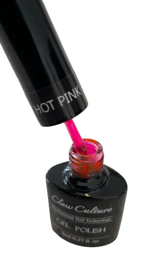 #125 JELLY HOT PINK - SALE - GEL POLISH BY CLAW CULTURE