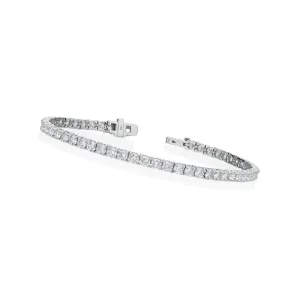 13792 14KT WG Lab-Grown Diamond Tennis Bracelet