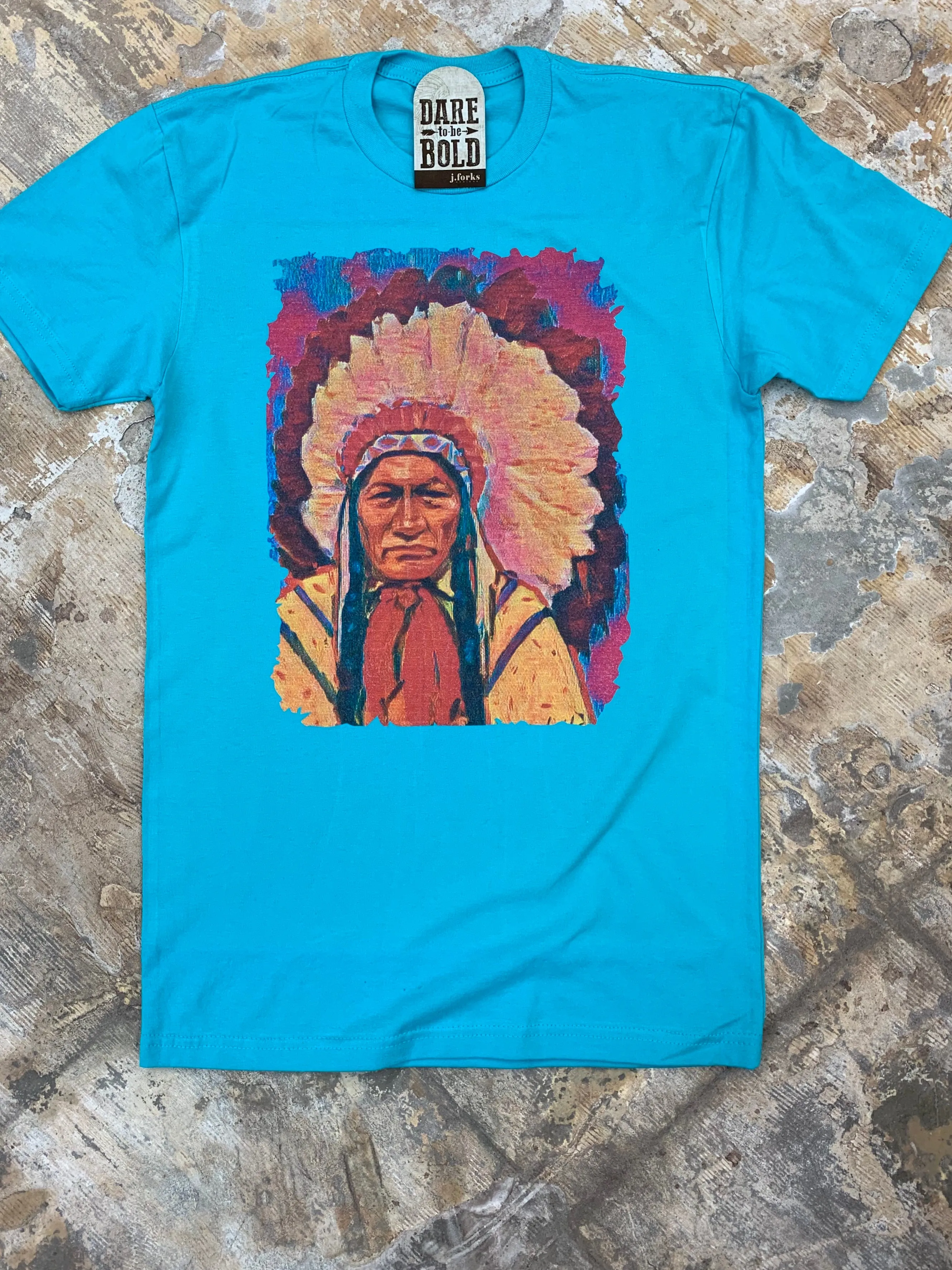 1401 Colorful Indian Tee