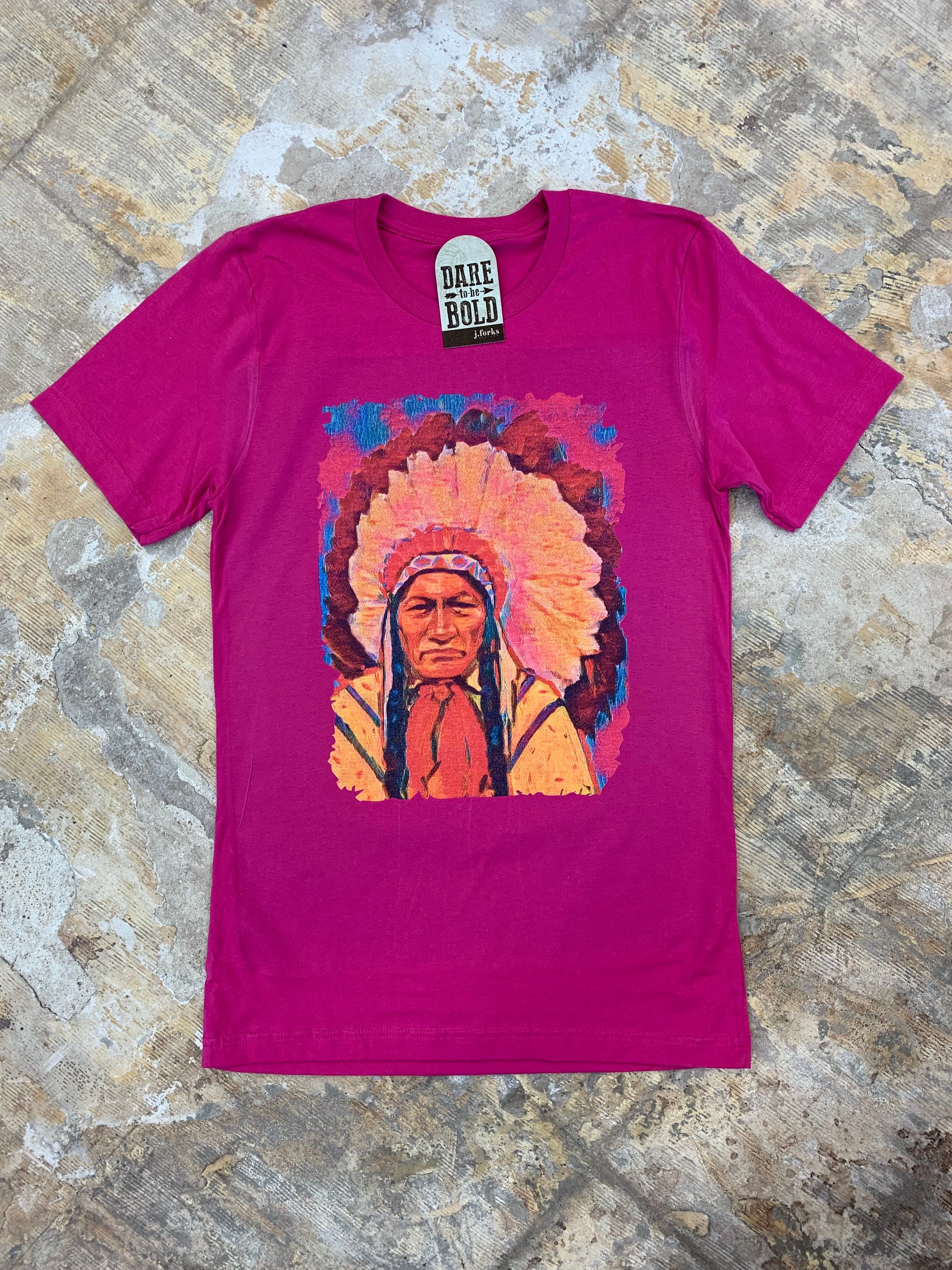 1401 Colorful Indian Tee
