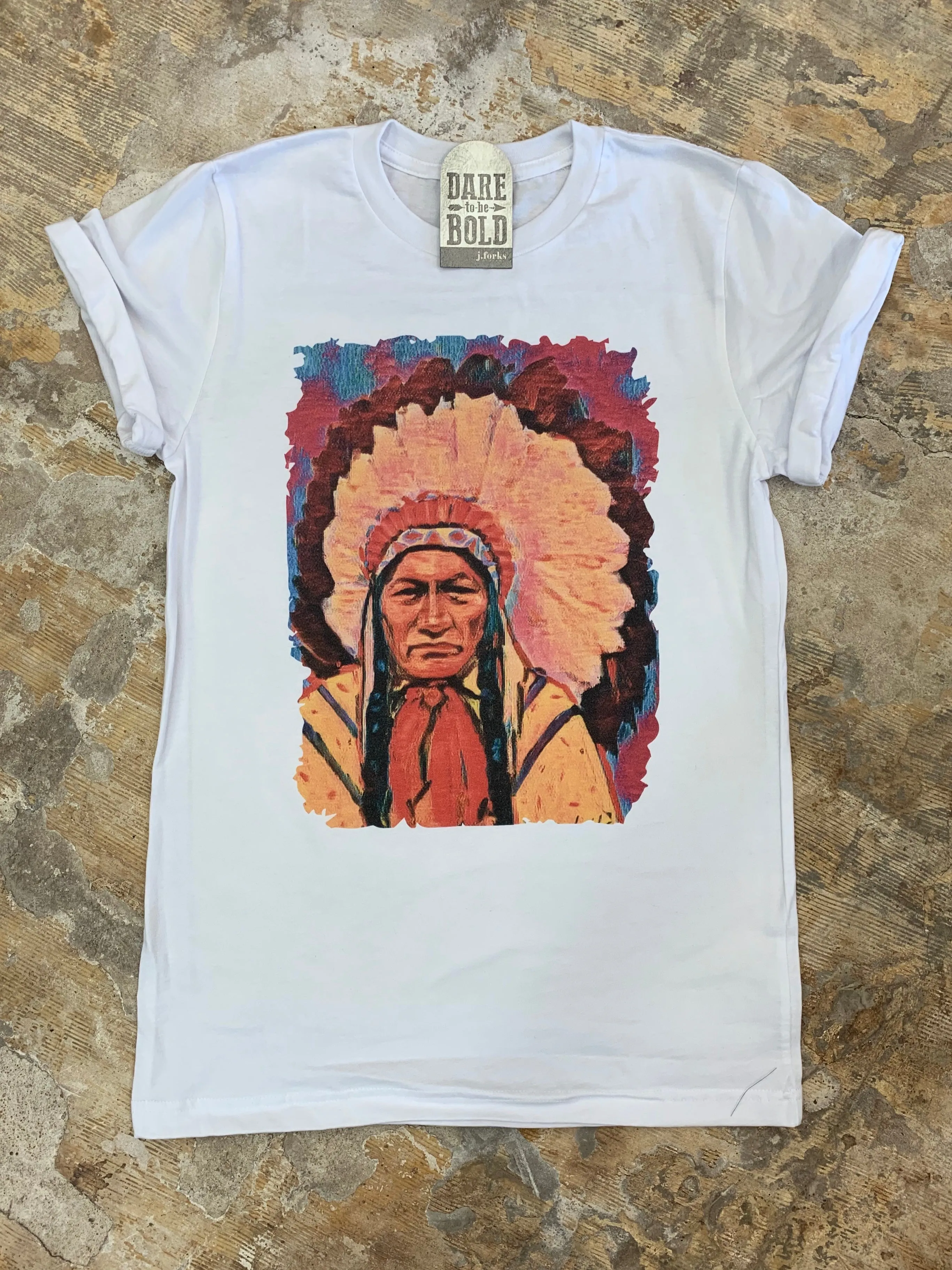 1401 Colorful Indian Tee
