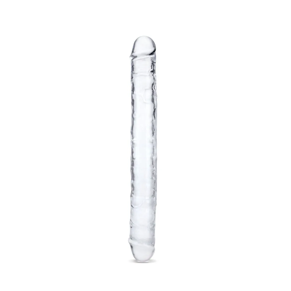 15-Inch Clear Jelly Double Ended Dildo: Versatile Pleasure for Shared or Solo Use