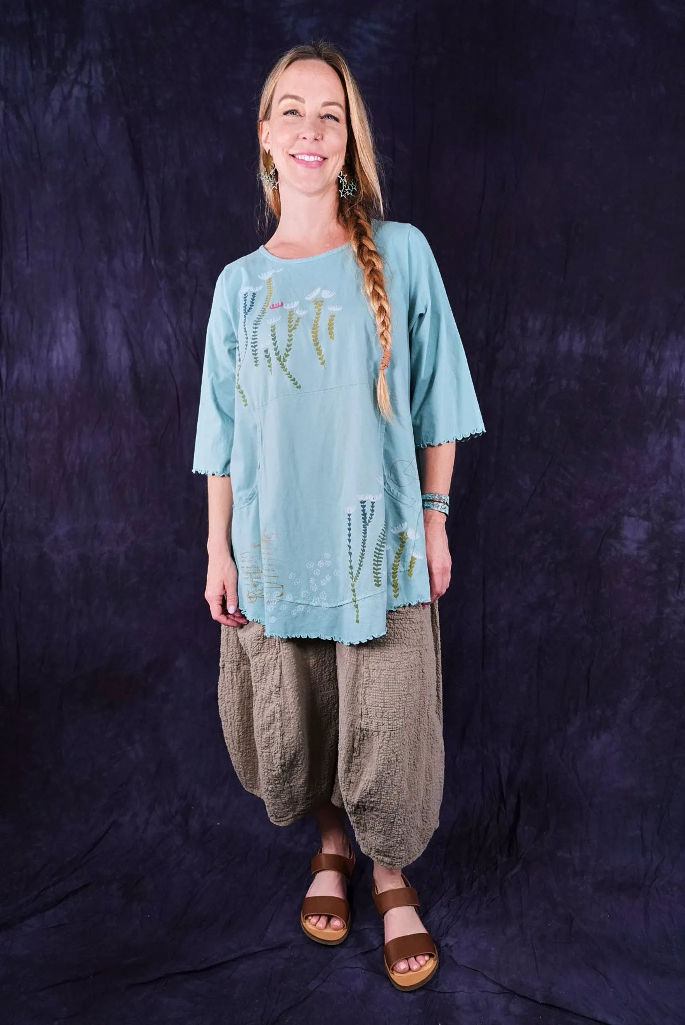 1602 Cafe Pocket Tee Cafe Pocket Tee Turquoise-P