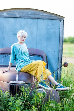 1602 Cafe Pocket Tee Cafe Pocket Tee Turquoise-P