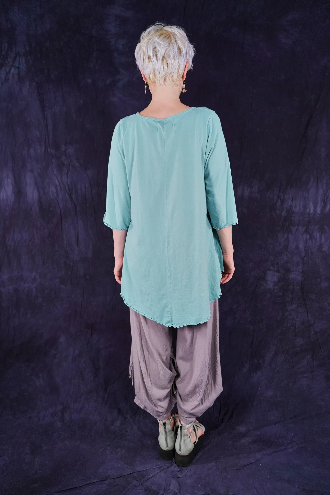 1602 Cafe Pocket Tee Cafe Pocket Tee Turquoise-P