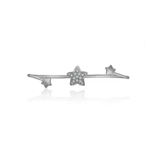 18k Gold Starry Night Diamond Double Ring