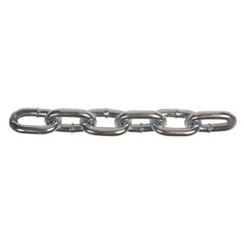 1/8" Zinc Plated Grade 30 Proof Coil Chain - 1' Length