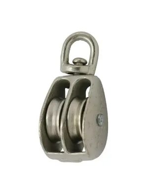 1" Double Swivel EYE Pulley