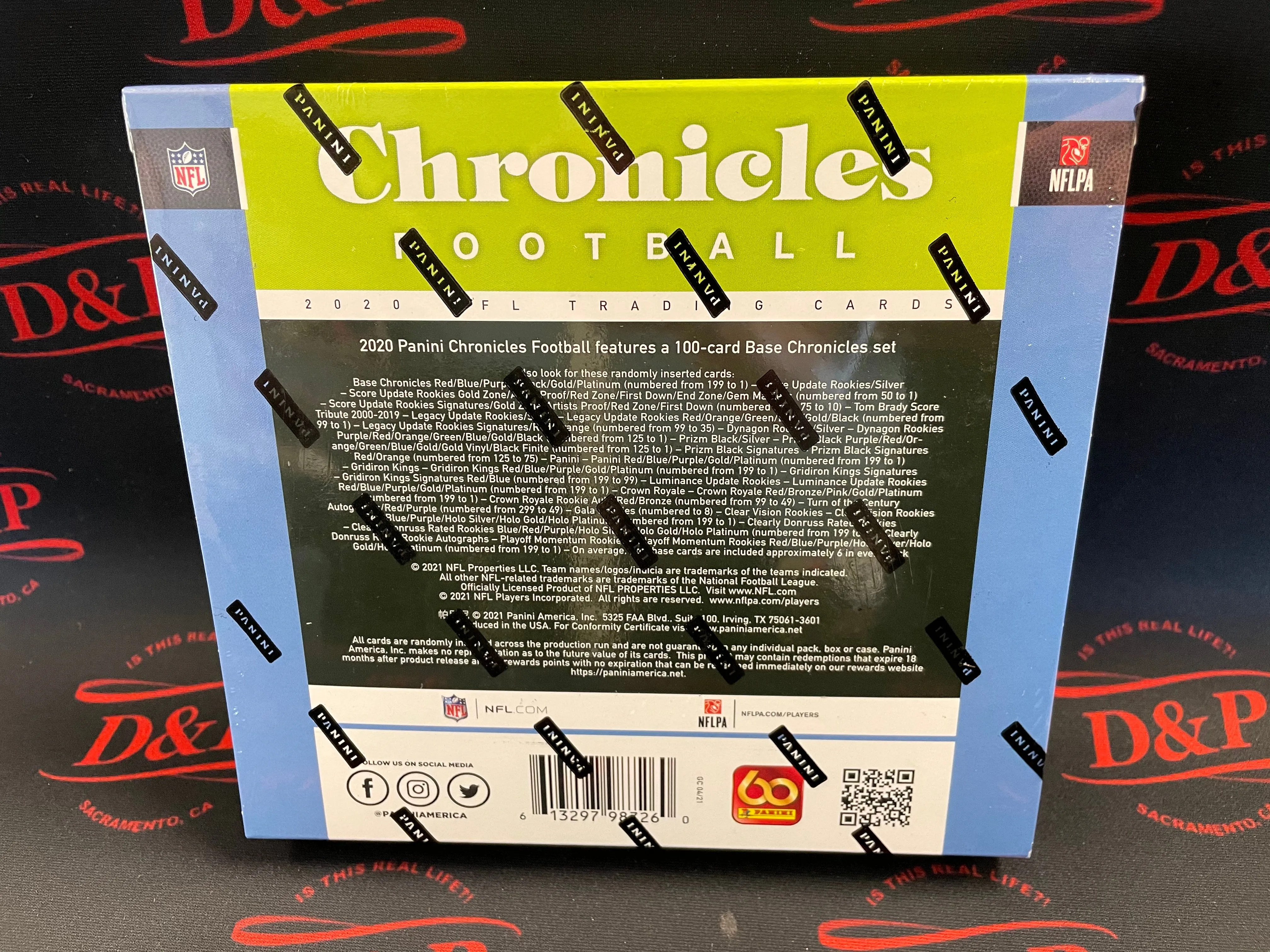 2020 Panini Chronicles Football Hobby Box