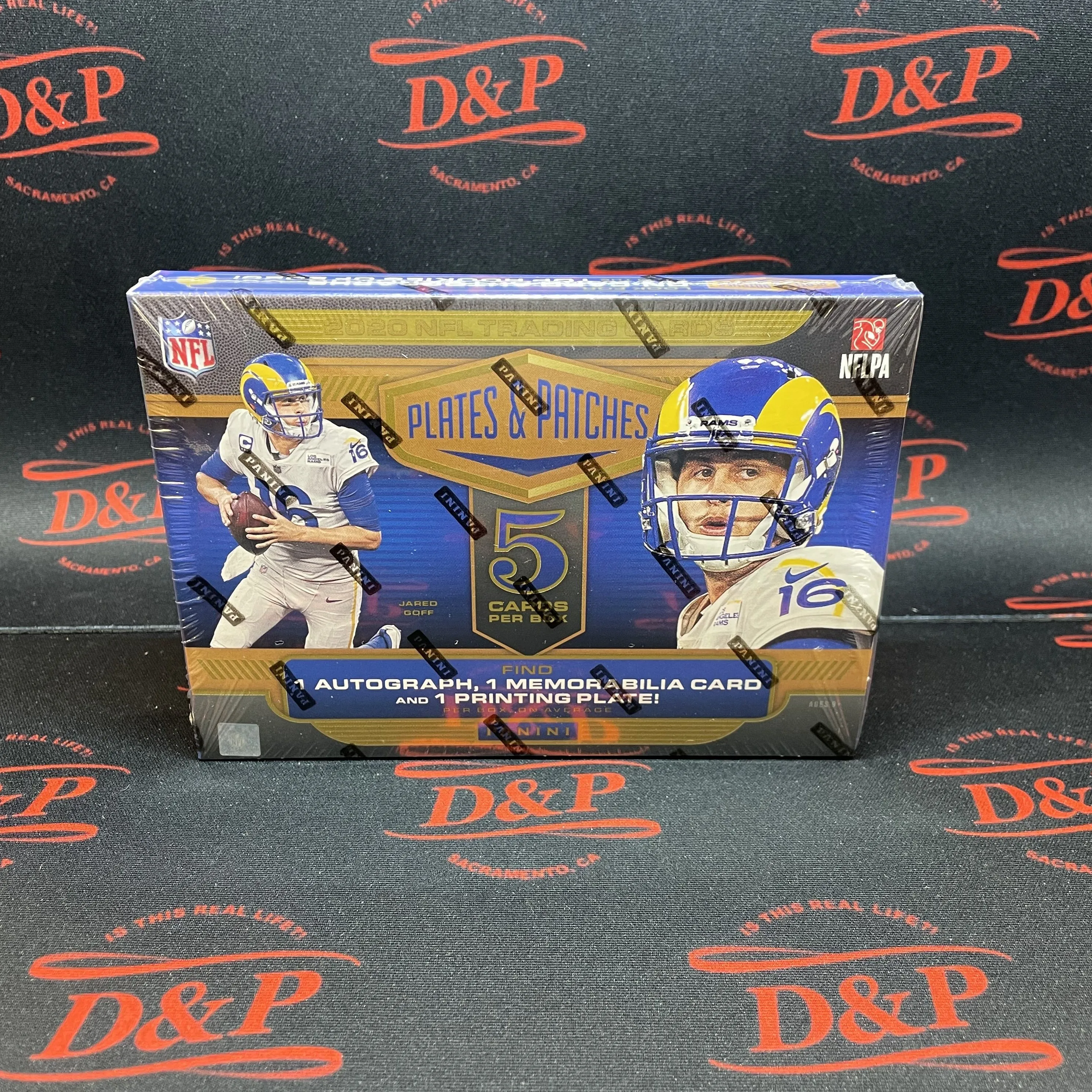 2020 Panini Plates & Patches Football Hobby Box