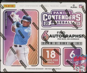 2021 Panini Contenders Baseball Hobby Box