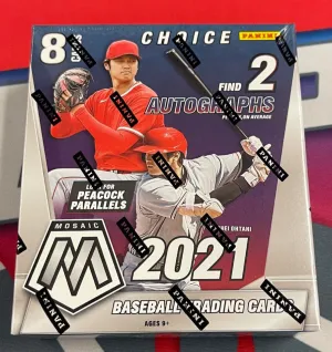 2021 Panini Mosaic Choice Baseball Box