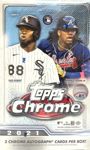 2021 Topps Chrome Baseball Hobby Box