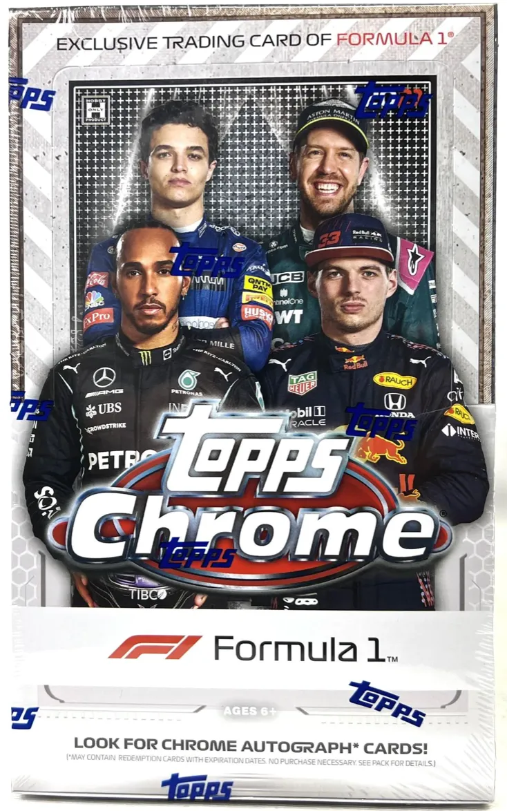 2021 Topps Chrome Formula 1 Racing Hobby Box
