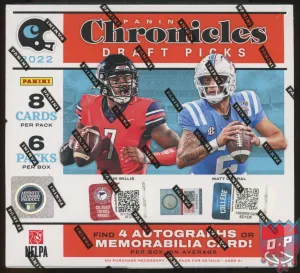 2022 Panini Chronicles Draft Picks Football Hobby Box