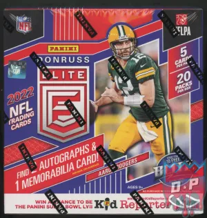 2022 Panini Donruss Elite Football Hobby Box