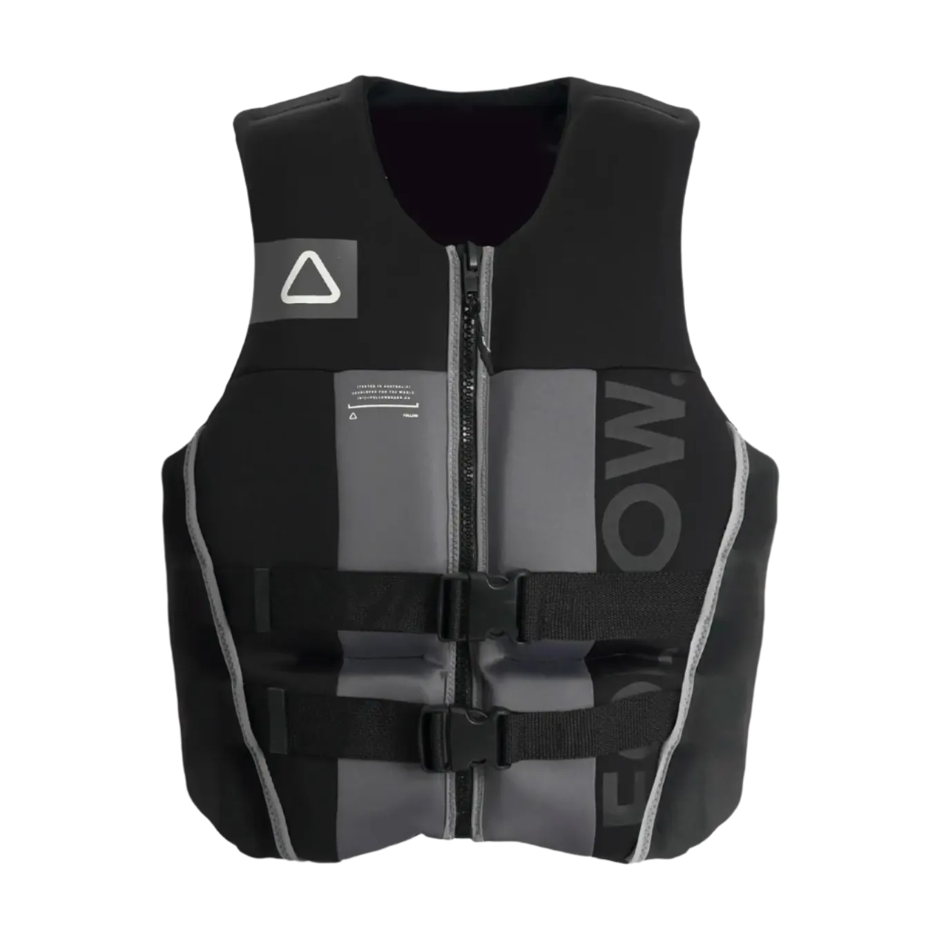 2025 Follow Logo CGA Mens Life Jacket - Black