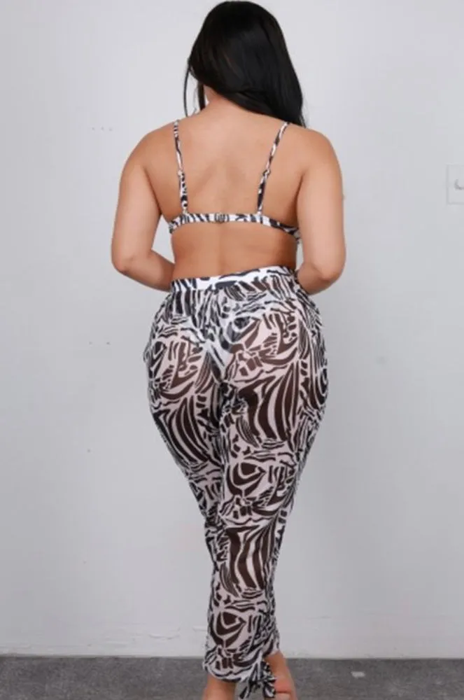 3 Piece Sexy Bikini Pants Set
