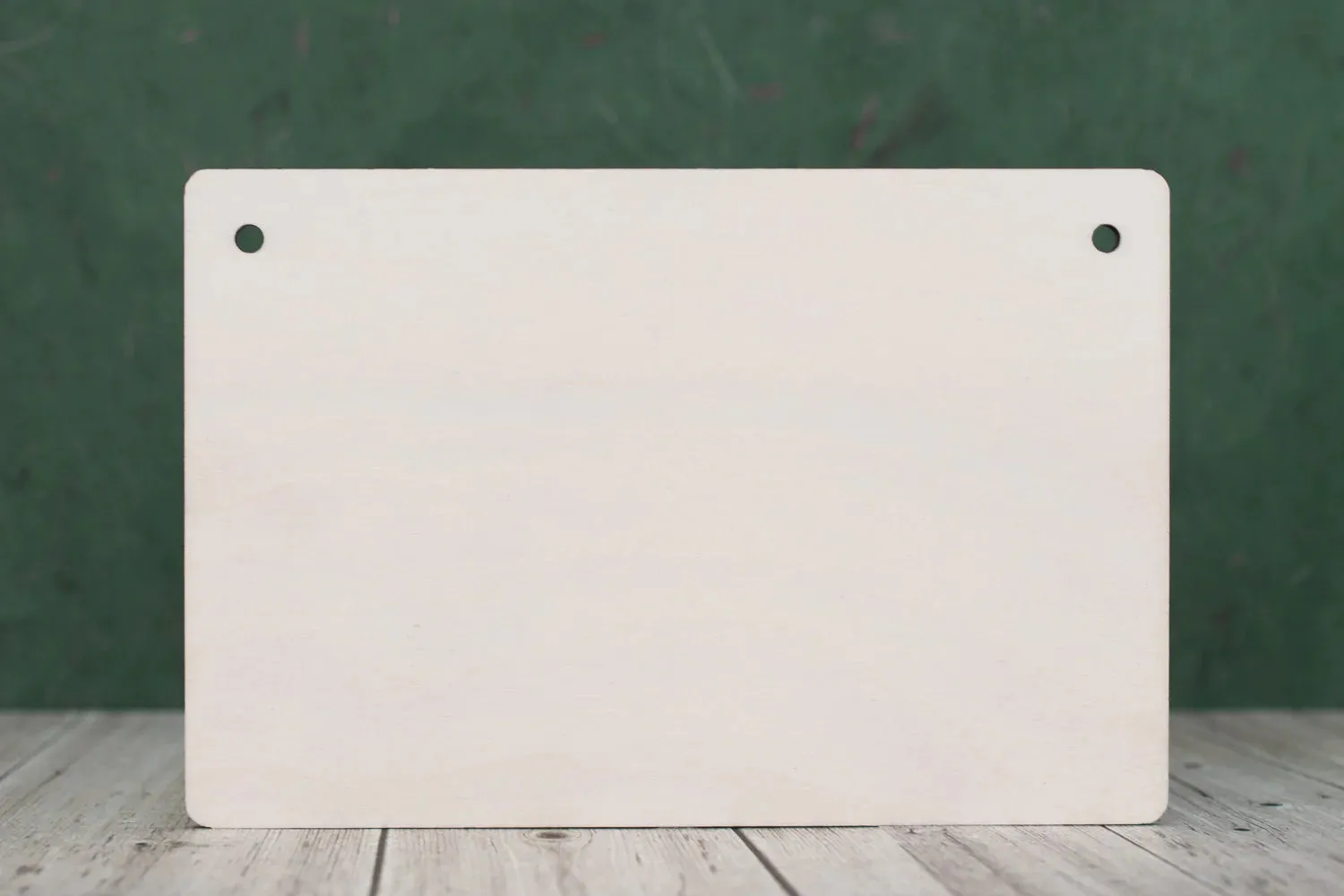 30 cm Wide Blank board plaques with rounded corners - plywood