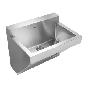 30" Noah's Collection stainless steel commercial single bowl wall mount utility sink