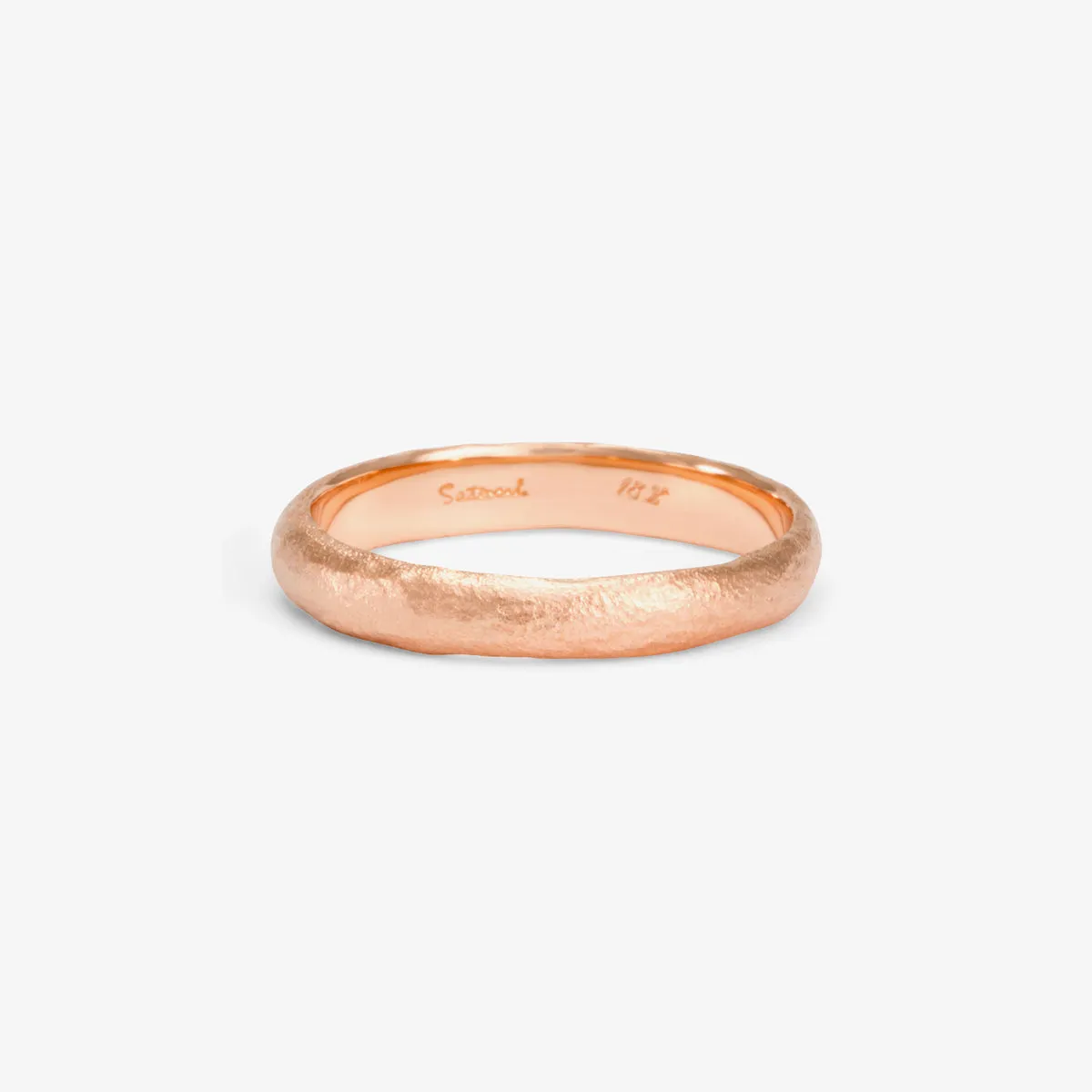 3.6mm Rough Rounded Band | MR0103