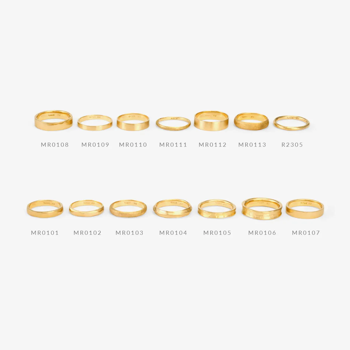 3.6mm Rough Rounded Band | MR0103