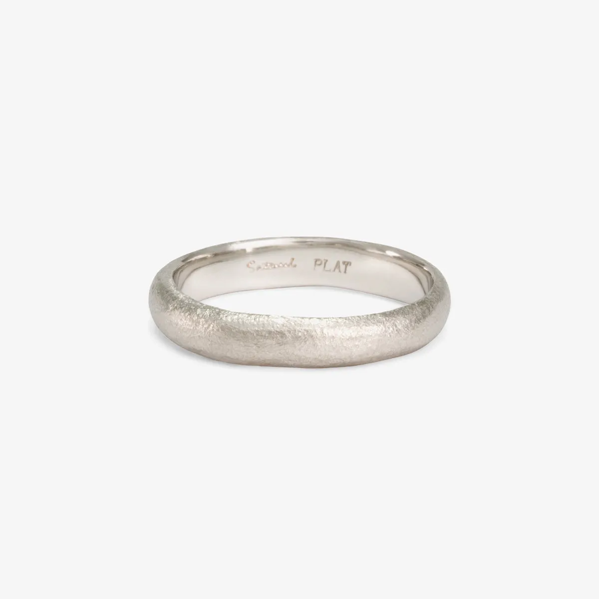 3.6mm Rough Rounded Band | MR0103