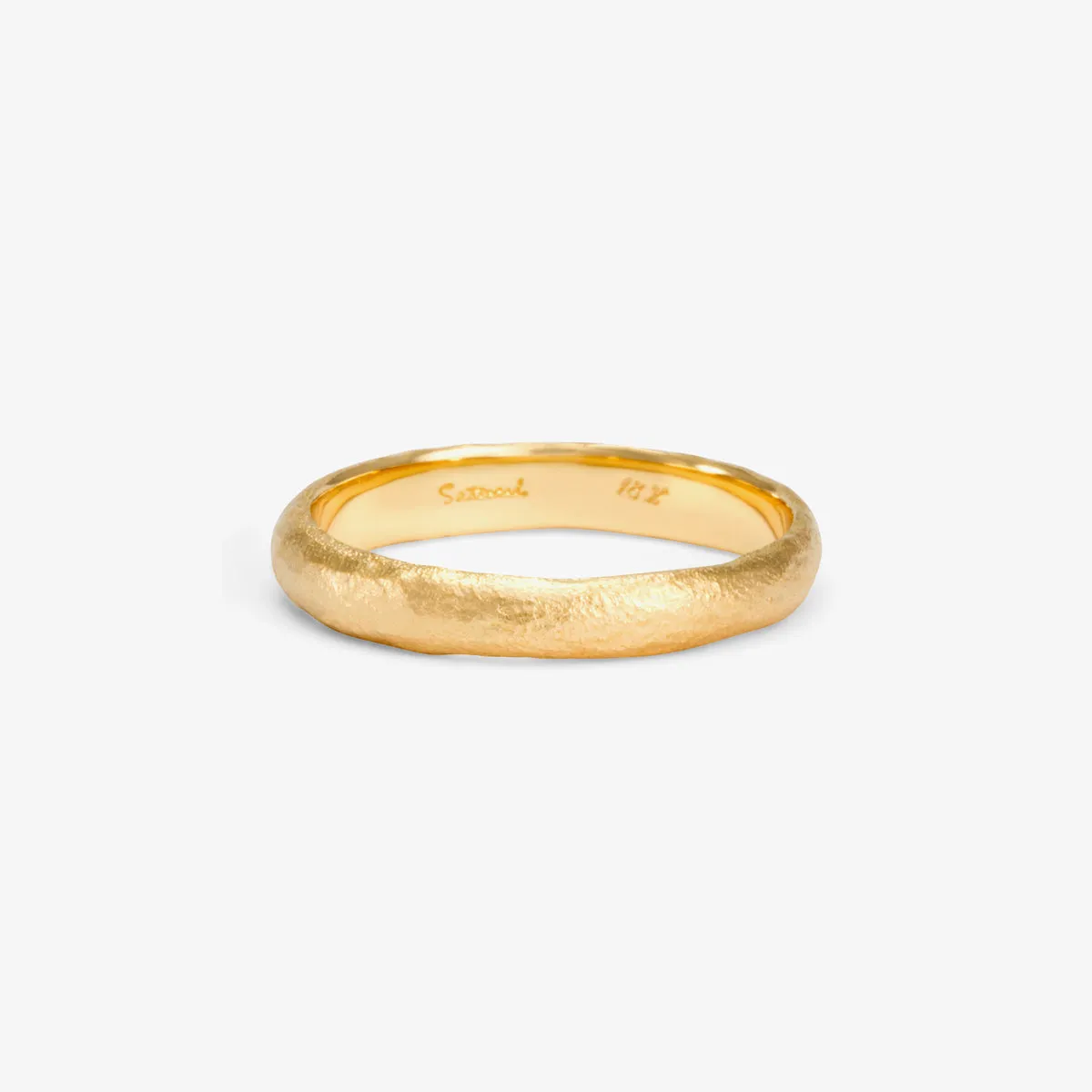 3.6mm Rough Rounded Band | MR0103