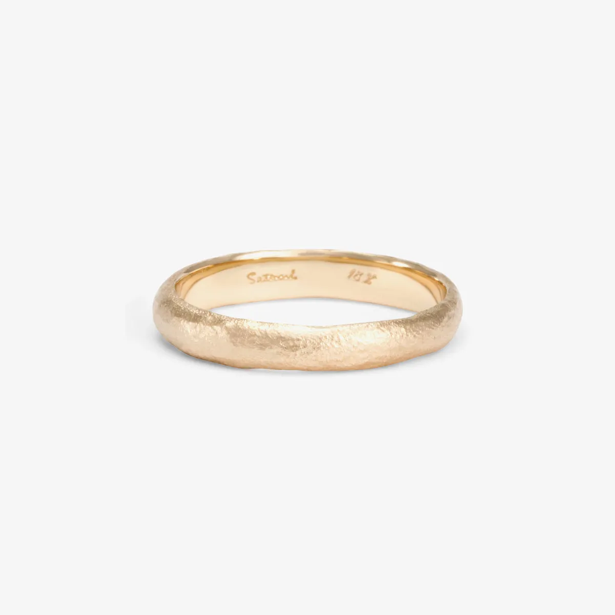 3.6mm Rough Rounded Band | MR0103