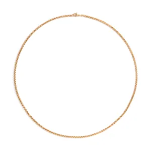 3.6mm Rounded Box Chain Necklace
