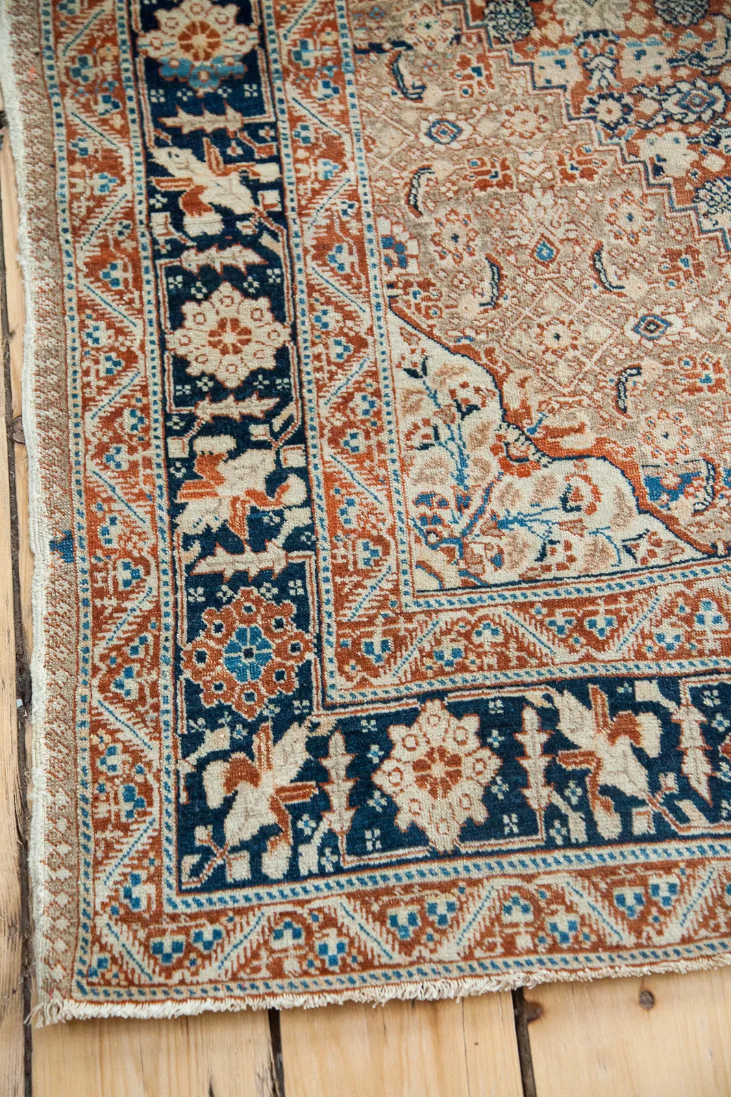 4x6 Fine Antique Tabriz Area Rug