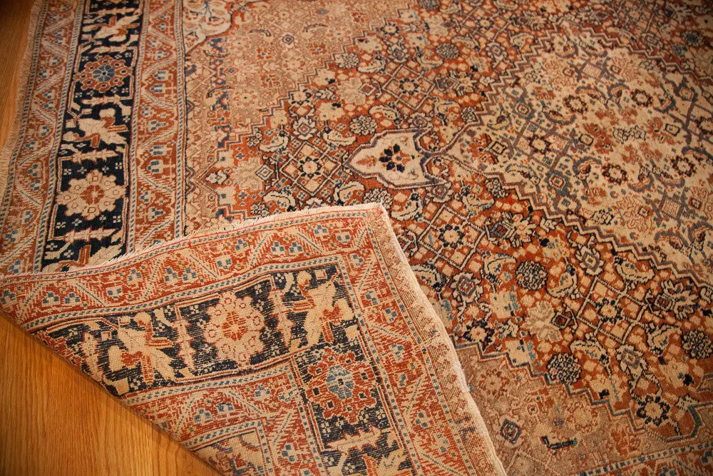 4x6 Fine Antique Tabriz Area Rug