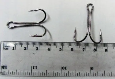 60 x Quality Chemically Sharpened Double Hooks 1/0# Fishing Tackle