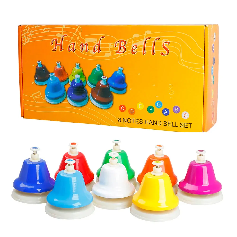 8-Note Colorful Hand Bell