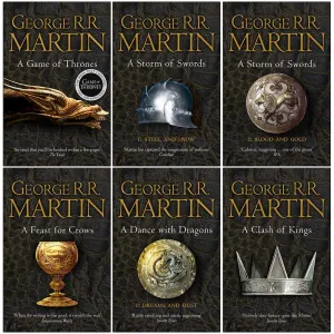 A Song of Ice and Fire Series 6 Books Collection Set By George R.R. Martin