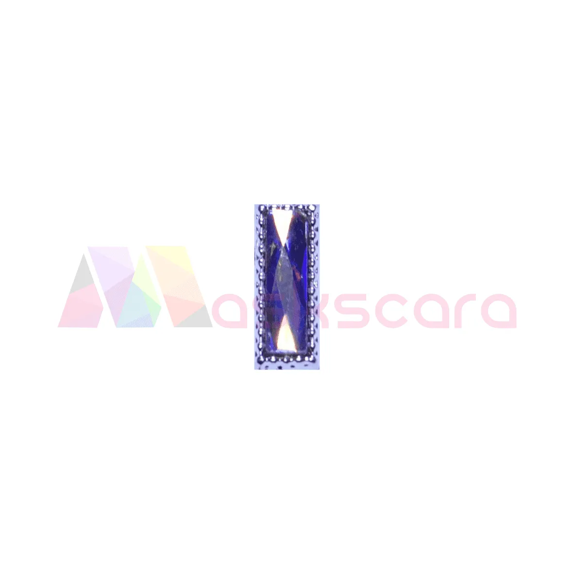 AB Clear Large Rectangle Gems (5 Pcs)