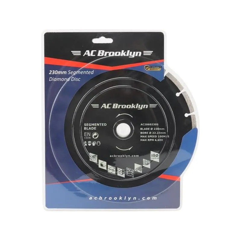 AC Brooklyn 230mm Segmented Diamond Disc