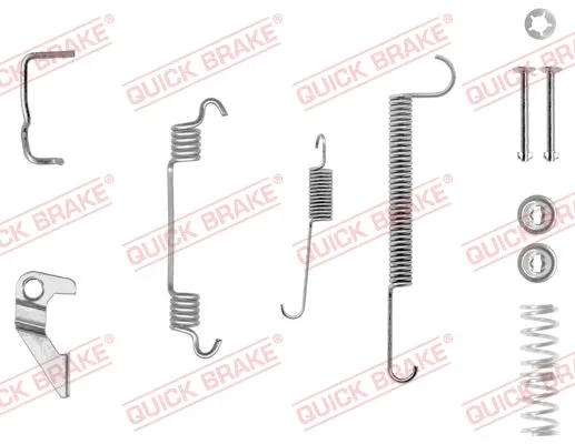 Accessory Kit Brake Shoe 623 Shoe Right Chev Utility,Opel Corsa C (105-1902X-1R)