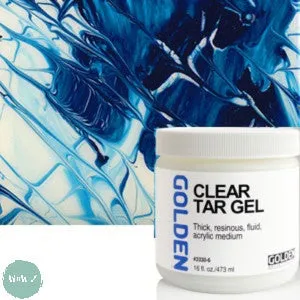 Acrylic Mediums - GOLDEN Clear Tar Gel 473ml