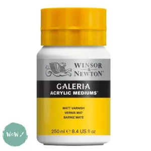 Acrylic VARNISH Winsor & Newton GALERIA 250ML MATT